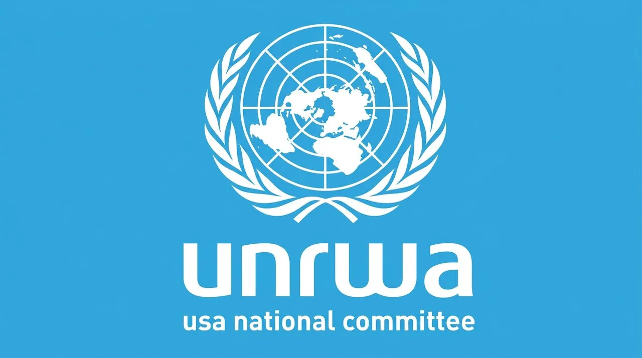UNRWA USA National Committee logo, organizer of the Gaza 5K