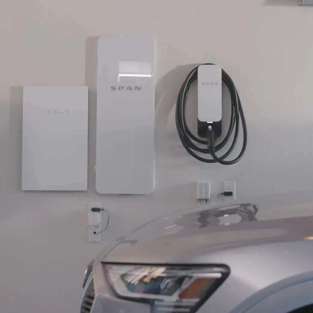 Tesla Powerwall, SPAN smart panel and SPAN Drive EV charger
