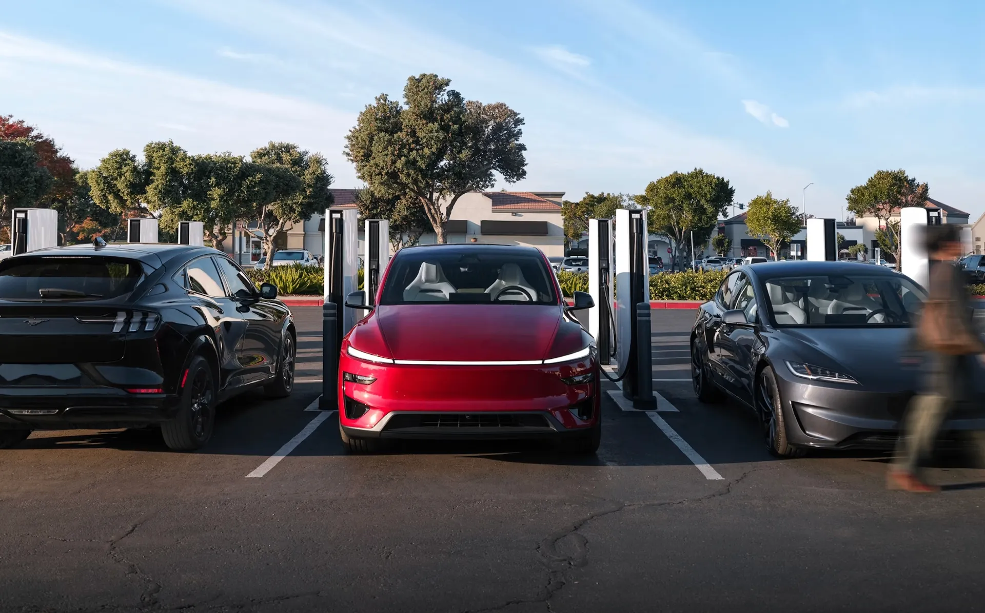 Level 3 / DCFC / Tesla Supercharger commercial EV charging by Good Faith Roofing
