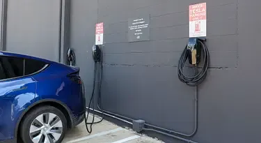 Tesla Wall Connector installed by Good Faith Roofing