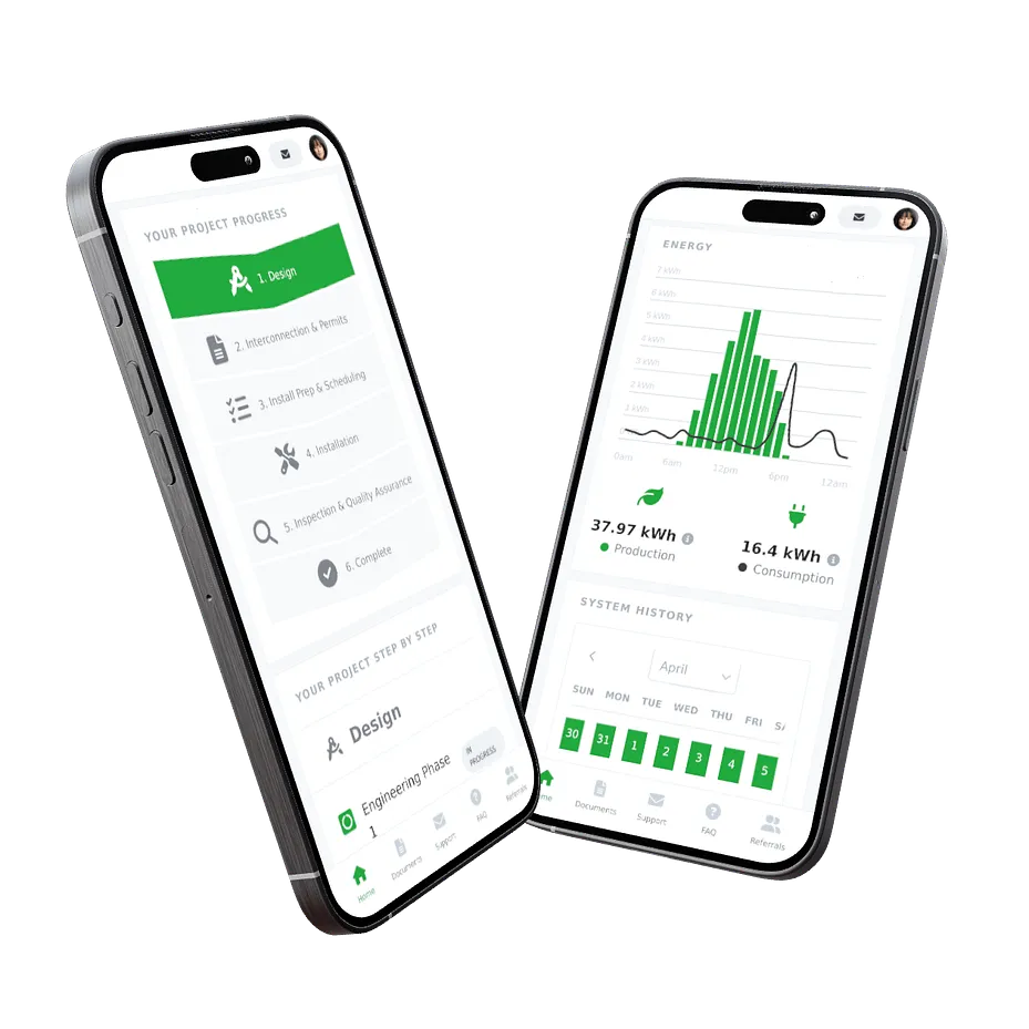 Good Faith Energy app shown on a phone and desktop