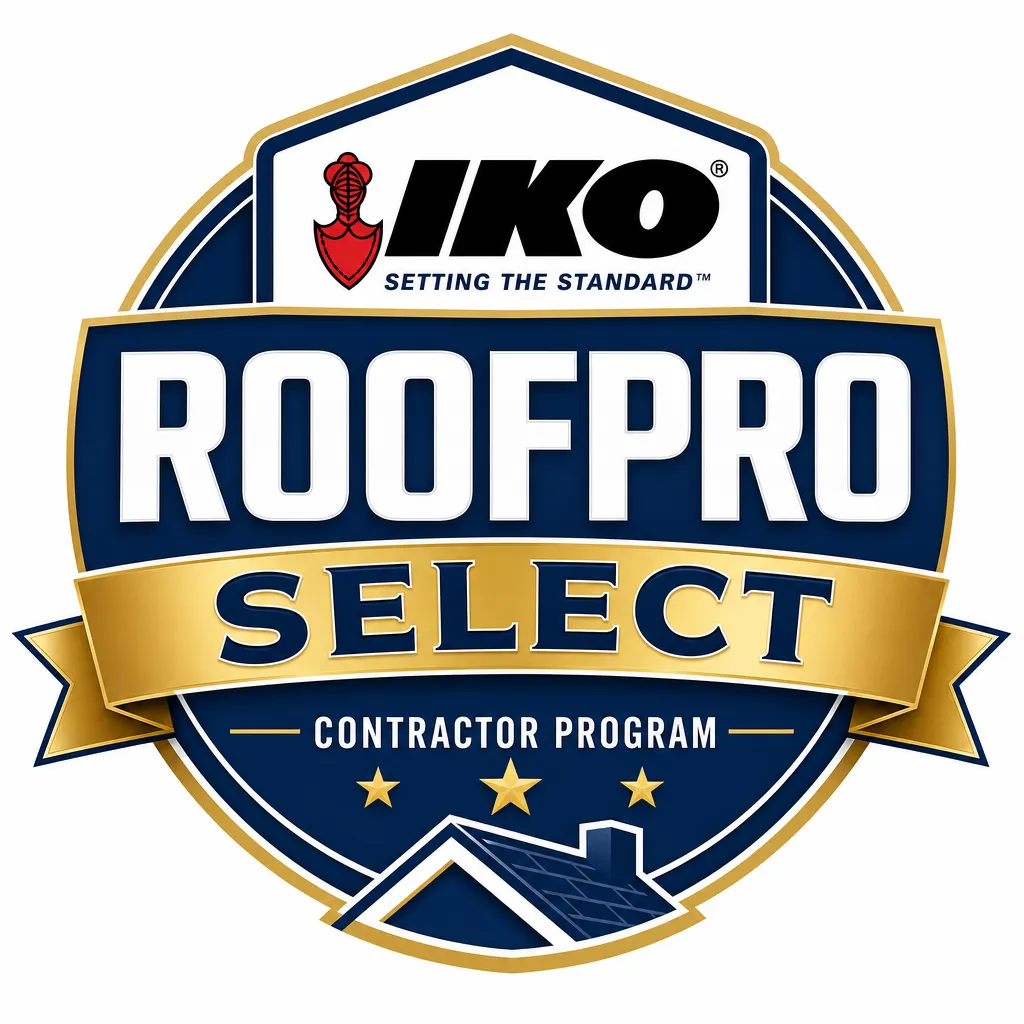 IKO ROOFPRO Select certified contractor badge