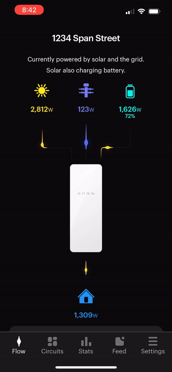 Home App FlowSPAN - How Long Will A Whole-Home Battery Last During A Grid Outage?