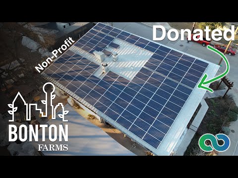 Donating a Solar System to Bonton Farms