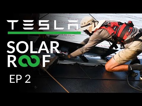 Tesla Solar Roof Install | Ep2